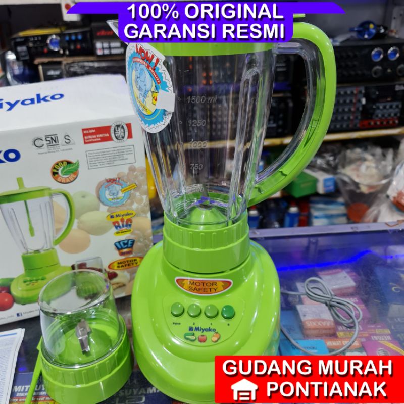 Blender Miyako 2in1 BL-151 PF-AP pelumat kering basah bumbu cabe penggiling plastik