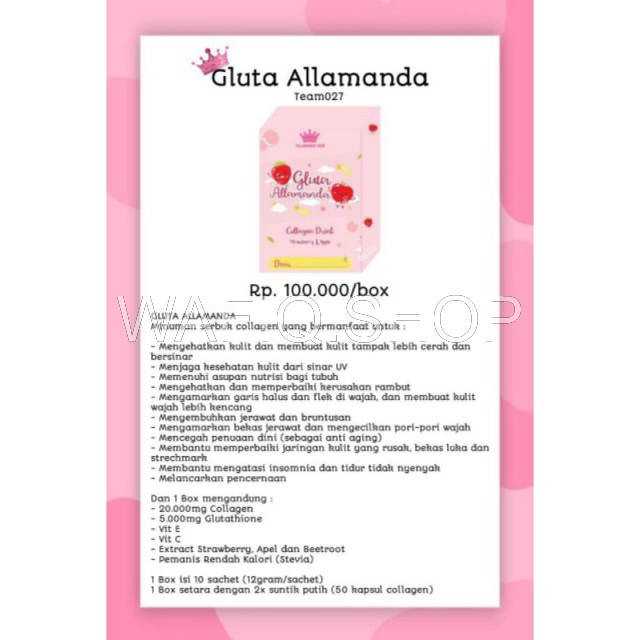 

Minuman Kolagen Gluta Allamanda By AllamandaSkin