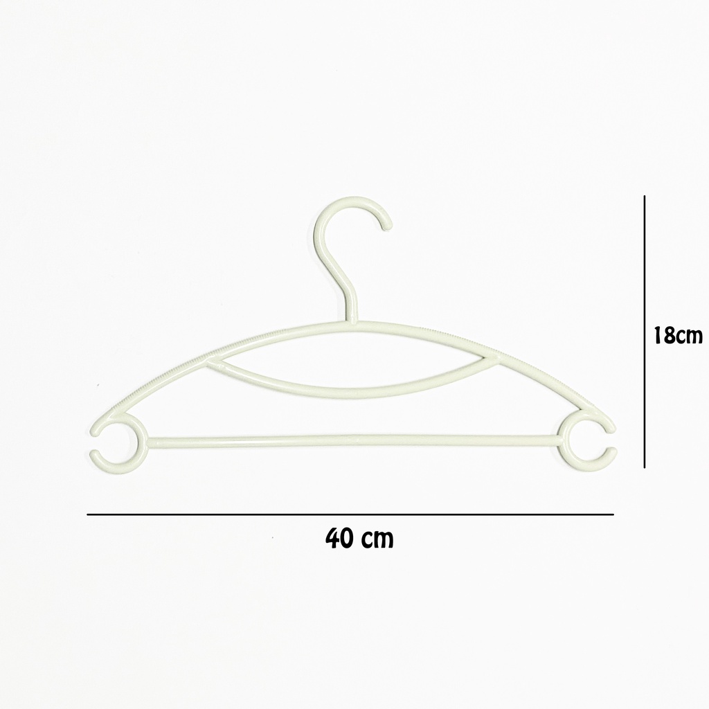 Hanger Plastik Dewasa 1 Pack 6 Pcs / Hanger Plastik Anak 1 Pack 6 Pcs