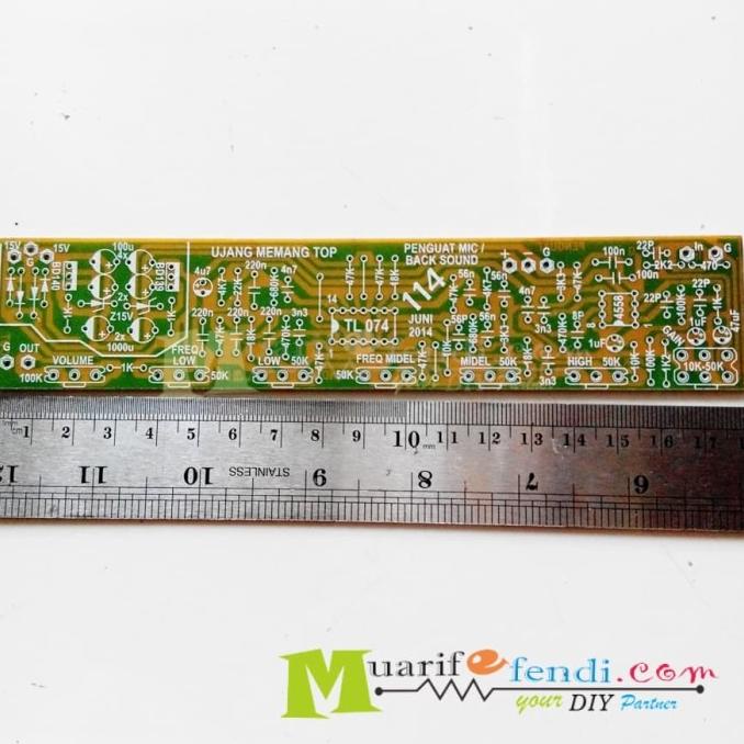 Pcb Mixer Tone Control Backsound 084 4558 Gain High Middle Freq Middle Sale