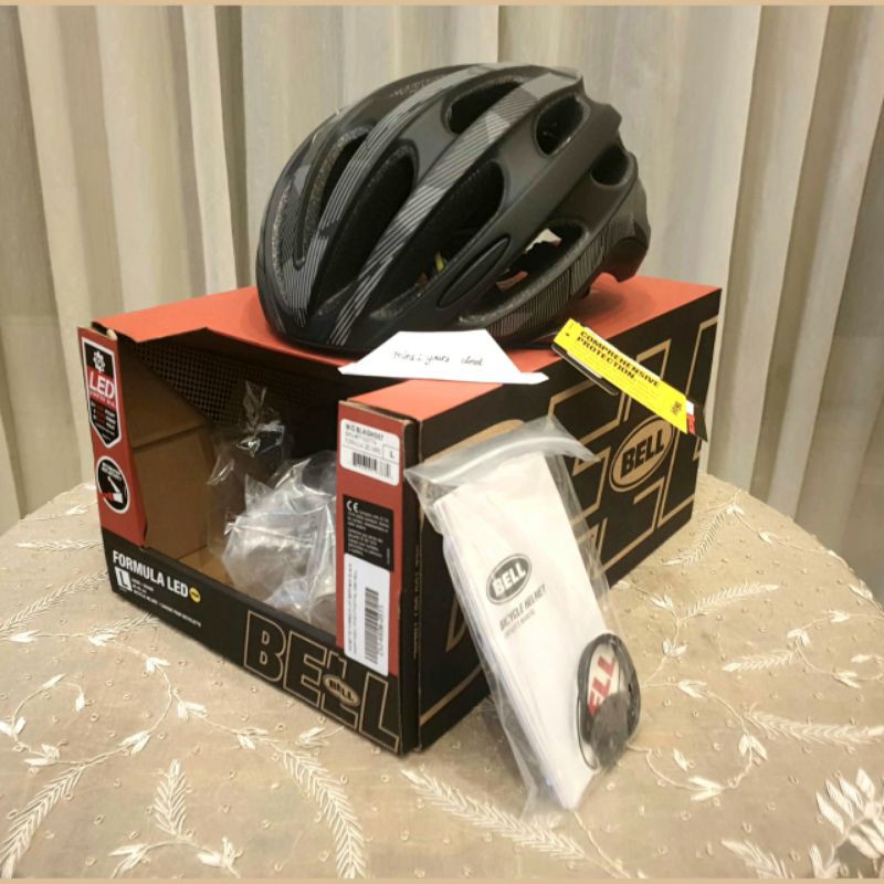 new in boxReady original Bell Formula LED MIPS black ghost size L roadbike helmet helm sepeda balap