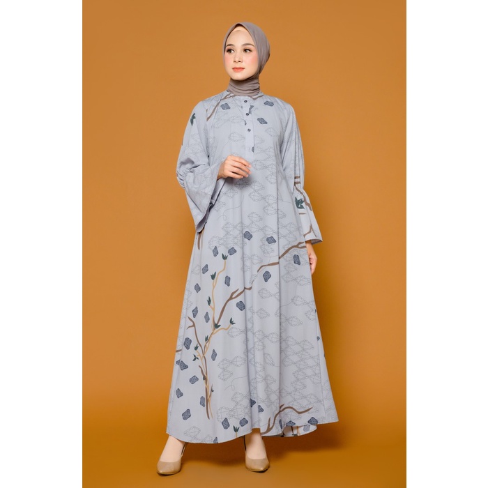 ZM Zaskia Mecca - Carys Grey Dress - Jelita Indonesia Pulau Muna - M