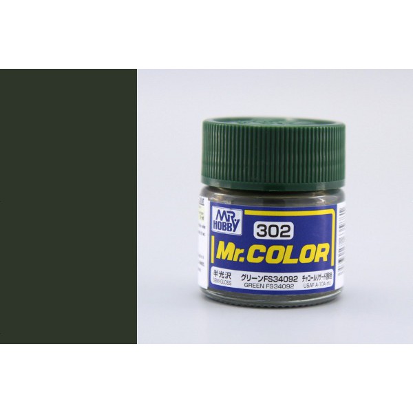 Mr Color 302 Green FS34092 - Cat Gundam Model Kit Paint