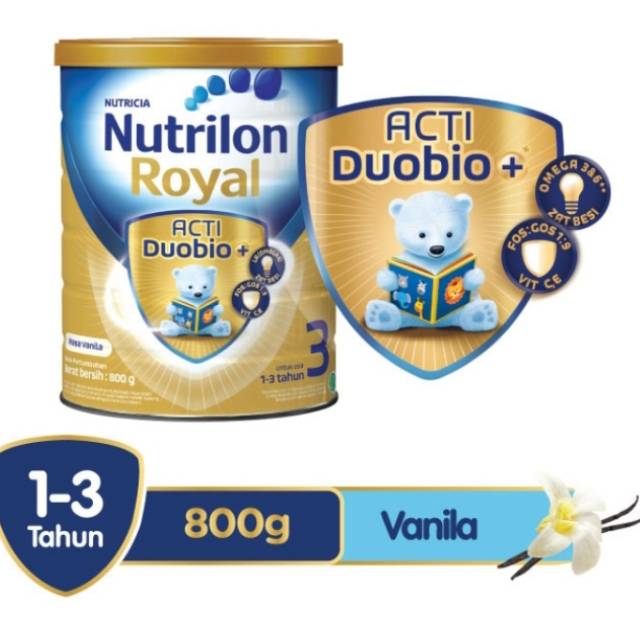 

Nutrilon Royal Acti Duobio 3 Rasa Vanila 800gr