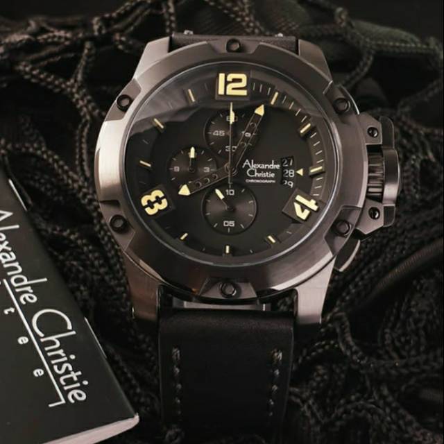 JAM TANGAN ALEXANDRE CHRISTIE AC6295 PRIA CRONO AKTIF