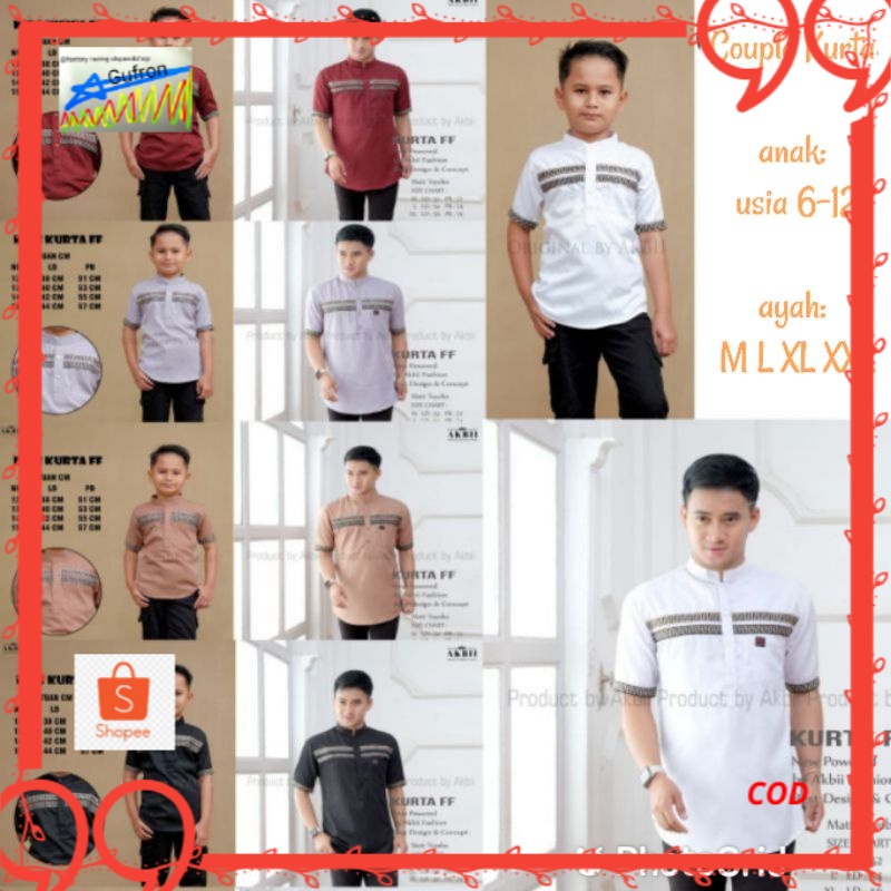 Zahra _ Couple Koko Kurta FF Koko Pakistan Baju Koko Muslim Fashion Modern