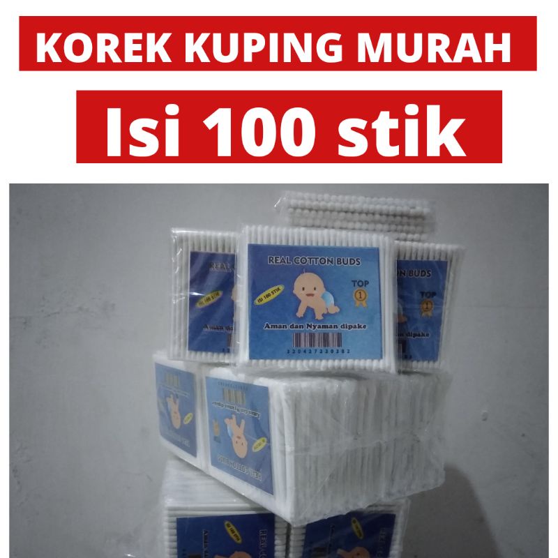 COTTON BUDS | KOREK KUPING ANAK DAN DEWASA | KOREK KUPING MURAH