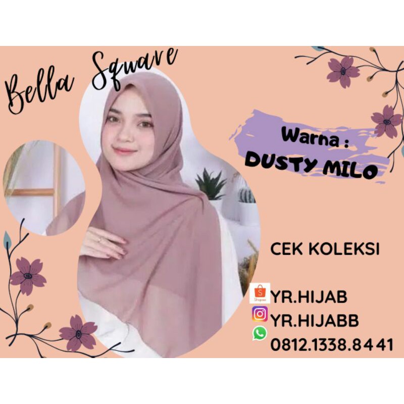 Bella Square Segiempat DUSTY MILO