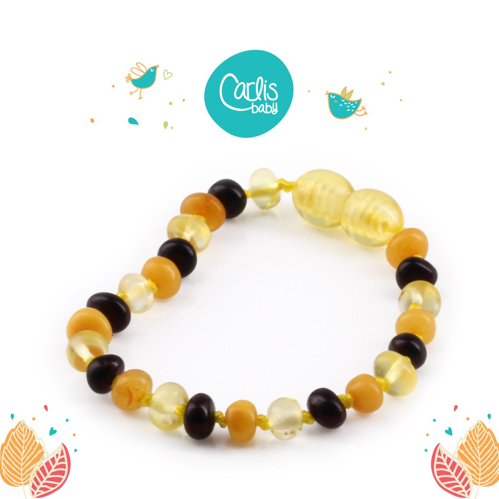 CE170 Gelang Amber Tumbuh Gigi Bayi By Carlis Baby