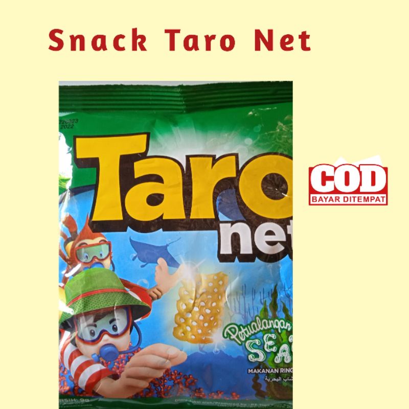 1 Ball isi 20 pcs Snack Taro Net Seaweed Rumput Laut Jajanan Anak anak Kids Indonesia Makanan Minuman Viral Murah