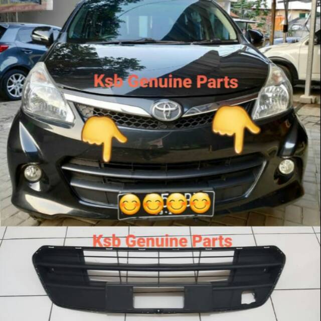 Grill Grille Bumper Bemper Depan Avanza Veloz Original 2012 2013 2014 2015