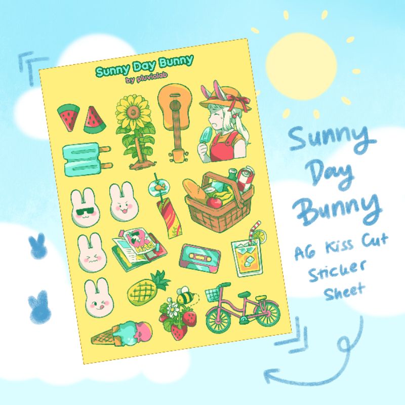 

Sunny Day Bunny Sticker Sheet