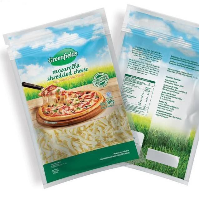 

GREENFIELDS MOZARELLA SHREDDED CHEESE 200 GR