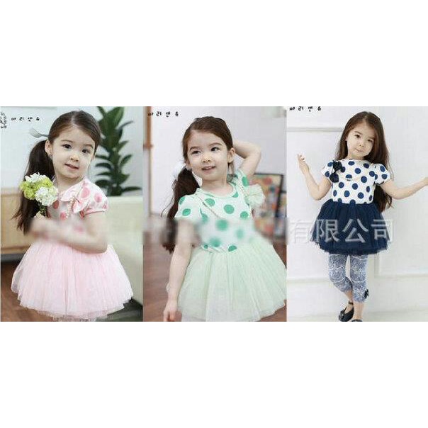 DRESS ANAK TUTU POLCA TOSCA / BAJU PESTA ANAK / DRESS TUTU