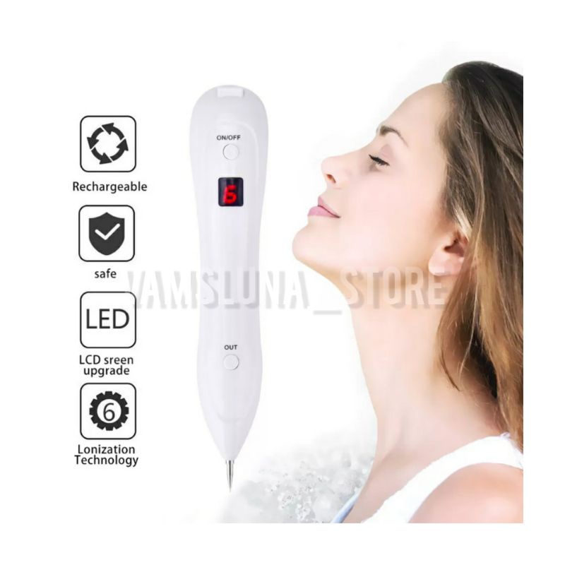 Generasi 2 LCD PORTABLE SOFT COUTER SPOT penghilang Tahi Lalat , Tatto , Kutil , Bintik bintik dll.