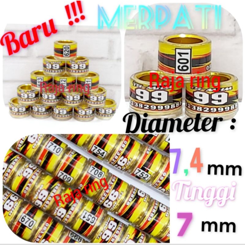 RING MERPATI KRISTAL SLIM