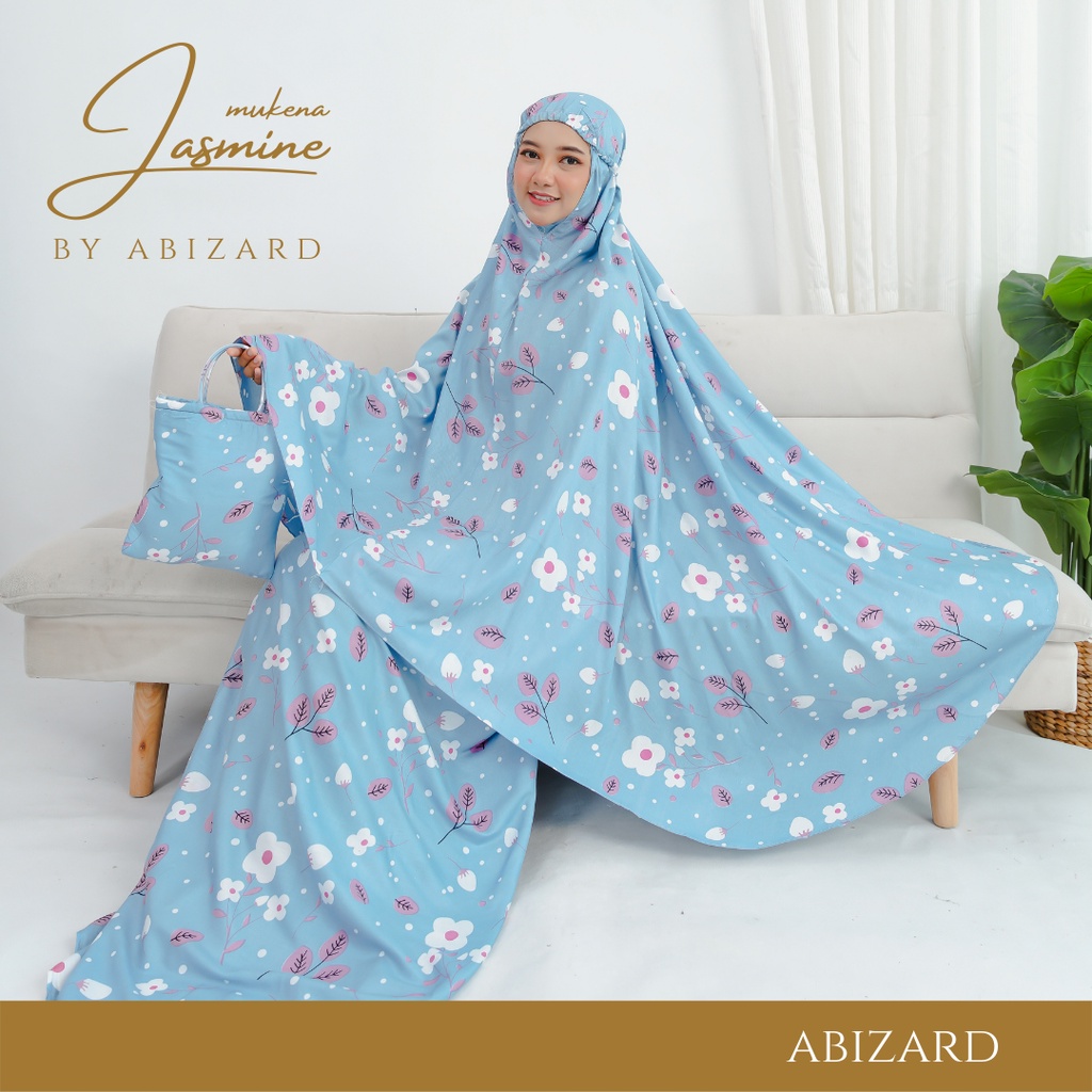 Abizard Mukena Rayon Bali Dewasa Termurah SALSABILA Ukuran Standart Free Tas Travel