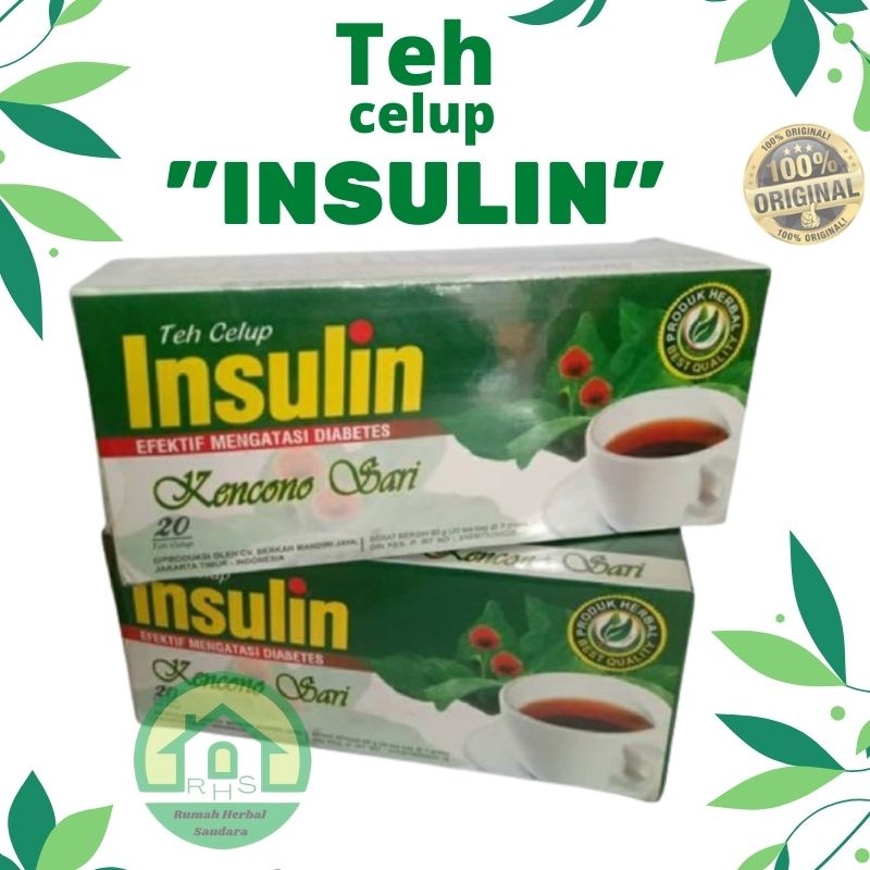 

Teh Celup Insulin obat Herbal Diabetes original asli 100%