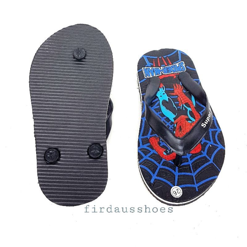 Sandal Jepit Anak MOTIF SPIDERMAN SIZE26-35