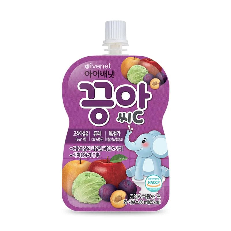 Ivenet Bebe Puree C Makanan Selingan Puree Aneka Buah 80ml