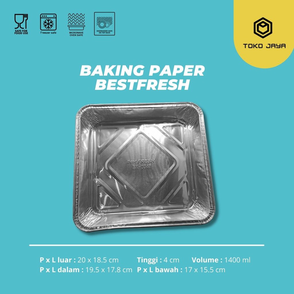 ALUMINIUM FOIL TRAY BX 0347 / ALUMINIUM FOIL CUP / READY STOCK