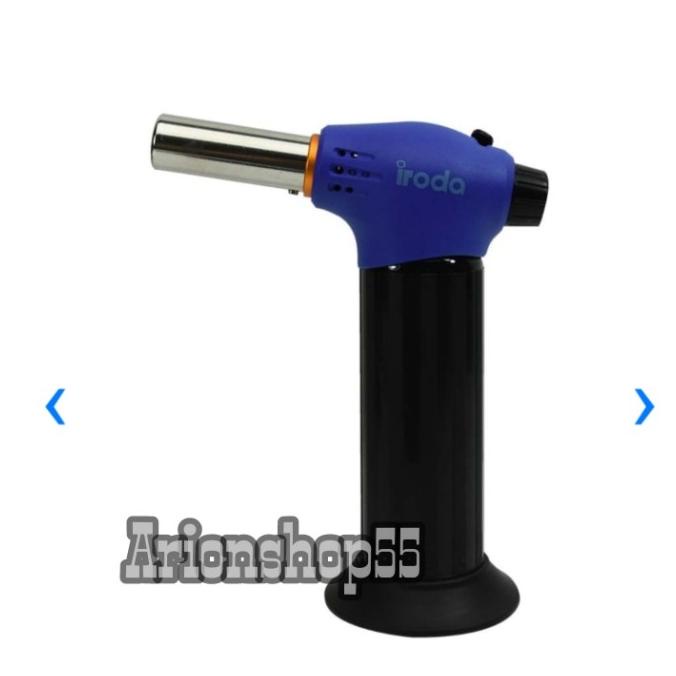 ] Pemantik Api Gas Butane Dengan Cartridge Iroda - Biru
