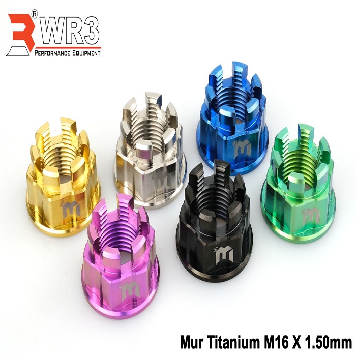 Mur As Roda WR3 Titanium Depan Belakang Universal Ninja R25 ZX25R Nmax