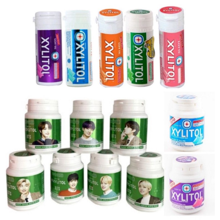 Jual Lotte Xylitol Aneka permen karet Fresh Mint Blueberry jeruk nipis