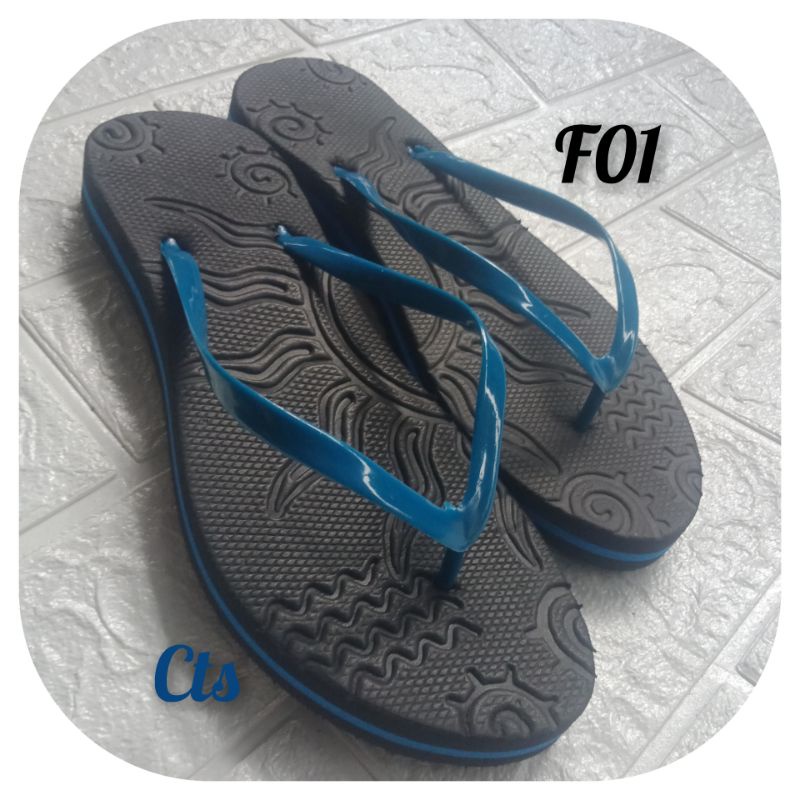 CTS Sandal Sendal Jepit Wanita Model Entrik Matahari F01