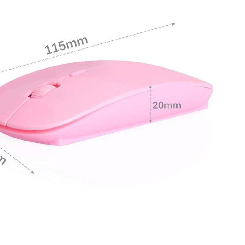 Mouse Wireless Ultra Slim Unitech M2 2.4Ghz Multicolor USB