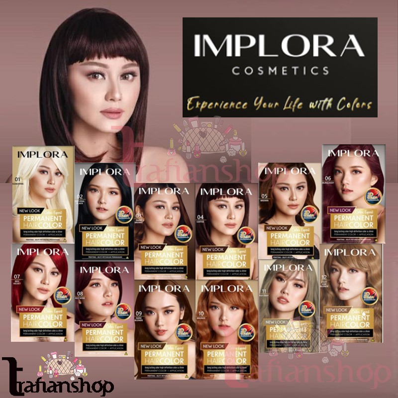 IMPLORA New Permanent Hair Color / Cat Rambut