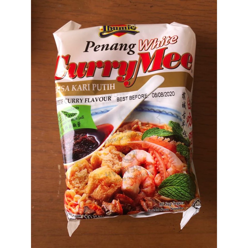 &quot;Ibumie&quot; Penang White Curry mee/ White curry Flavor/ mi instant 105g