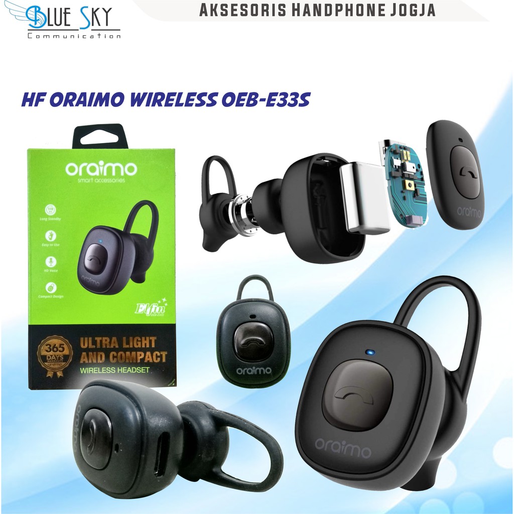 EARPHONE ORAIMO WIRELESS OEB-E33S BLUETOOTH