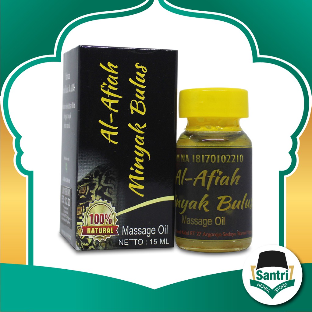 MINYAK BULUS AL AFIAH Minyak Oles Untuk Pria Dewasa Original BPOM