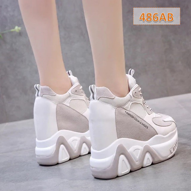 Sepatu Wanita Wedges Cewek LBU (486) Sole 8 cm