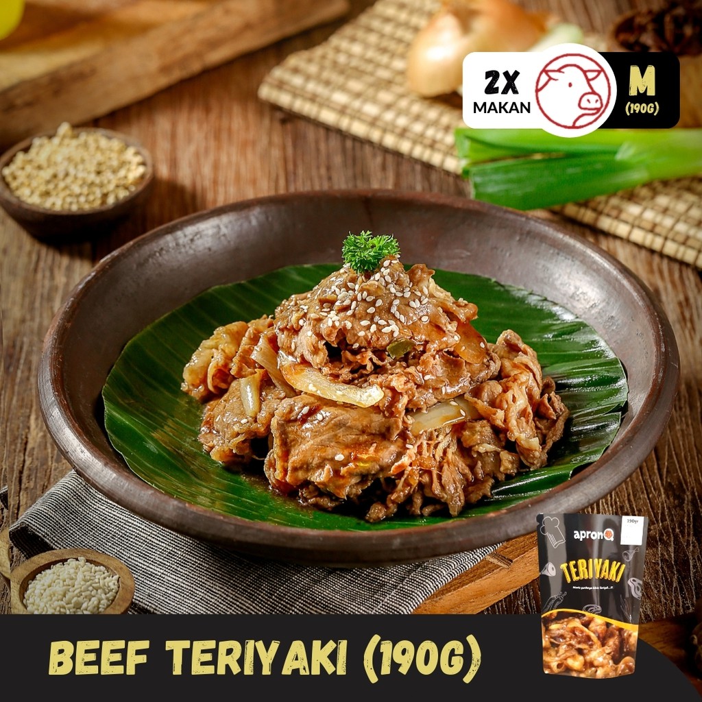 

APRONQ BEEF TERIYAKI 190 GRAM (MEDIUM)