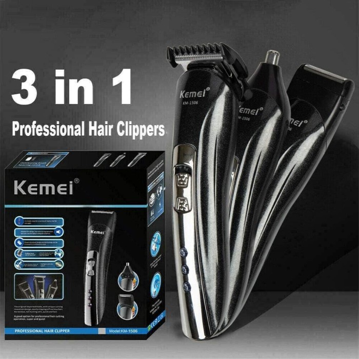 Clipper Kemei KM-1407 Alat Mesin Cukur Rambut Kumis Jenggot Km-1407