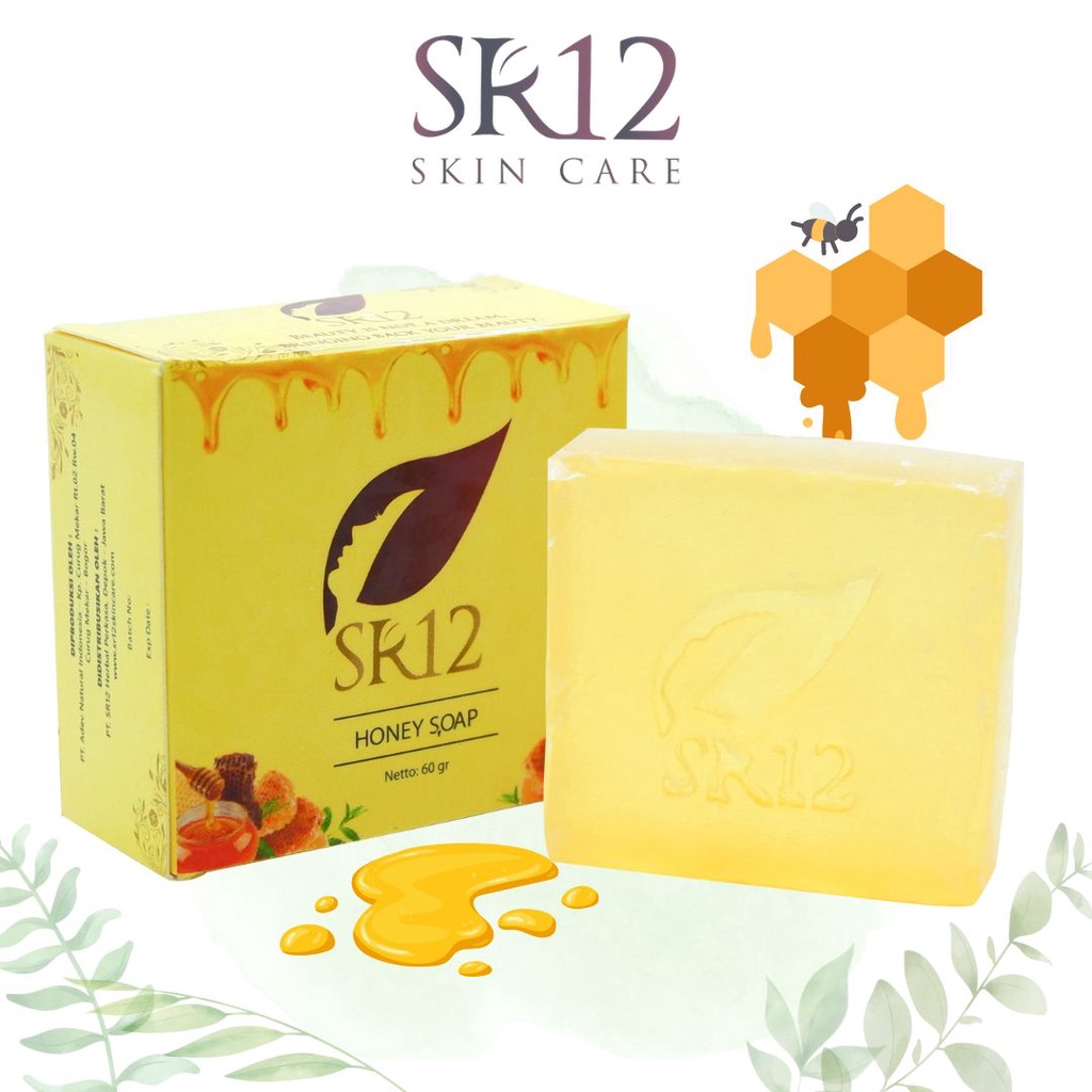 Sabun Madu SR12 Sabun Pembersih Wajah Kulit Kering Sabun Cuci Muka Pria SR12 Ori BPOM Skincare Kulit Kering S94c