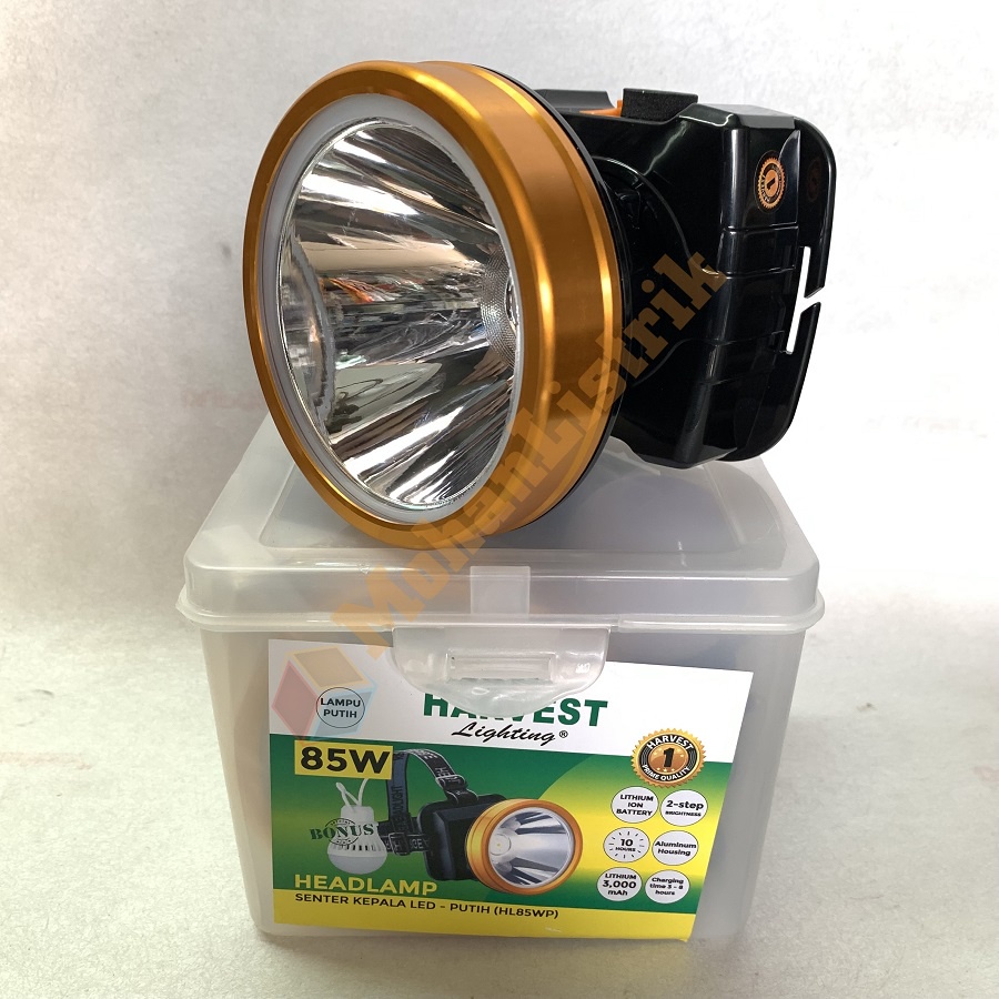 Senter Kepala Led Harvest 85 Watt 85W Headlamp Harvest - Cahaya Putih