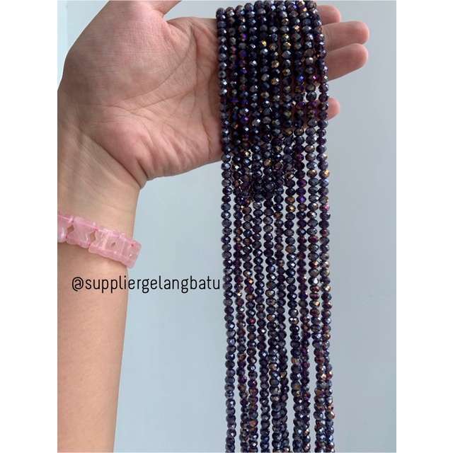 Crystal Ceko 6mm AMETHYST quartz UNGU kecubung KUARSA kuarsa kristal