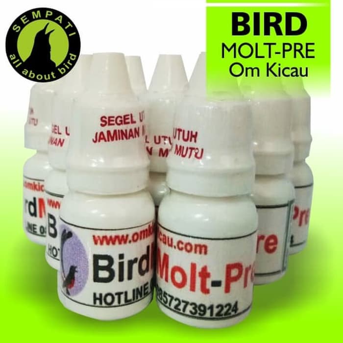 BIRD MOLT PRE OM KICAU OBAT BURUNG SAKIT PENUMBUH BULU BULU RONTOK