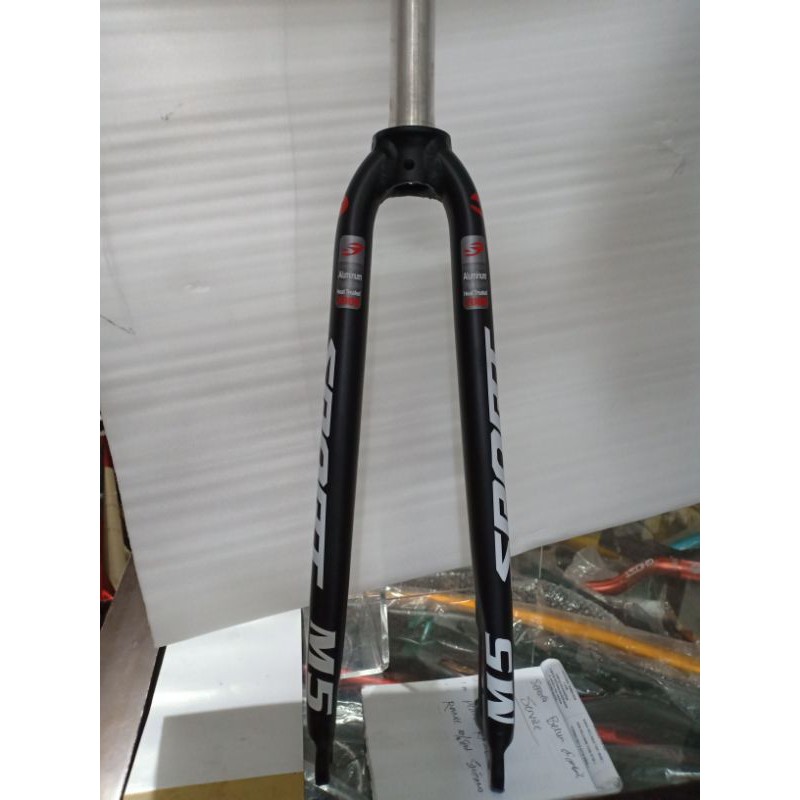 fork rigid 700c merk mosso M5 sport bahan Aloy 7005