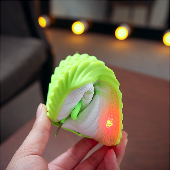 [Size 21-30]  WILL Breathable Sneakers Fashion Kids Shoes dengan Lampu LED Sepatu Anak Casual Shoes-4