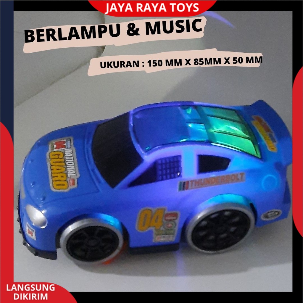 Mainan anak mobil -Mobilan Super Cars Racing Vehicle Berlampu bersuara versi terbaru