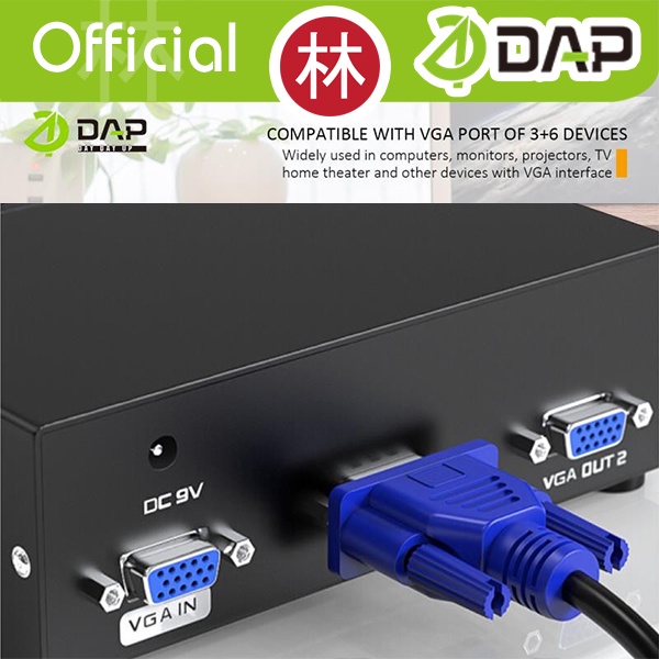 DAP D-H02 Kabel VGA To VGA HD Video 150 cm Original