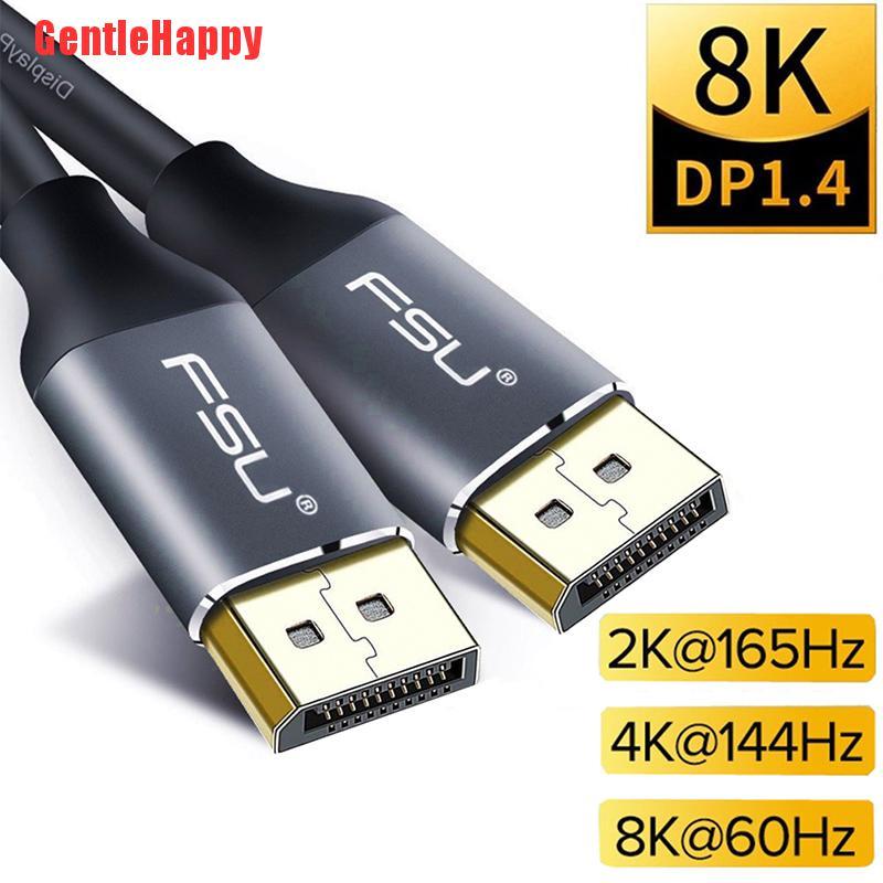 Gentlehappy Kabel Display Port DP Ke DP 1.4 8K 4K HDR 165Hz 60Hz