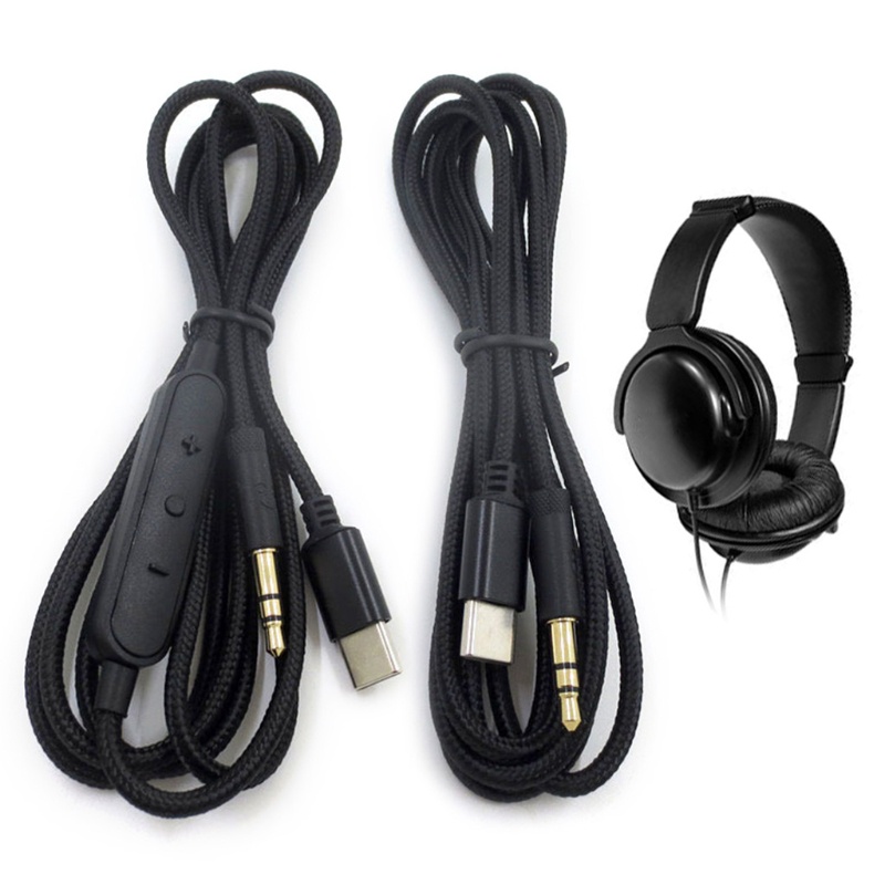 Bt Type-C To 3.5mm Jack Male Kabel Aux Male To USB-C Stereo Adaptor Sambung