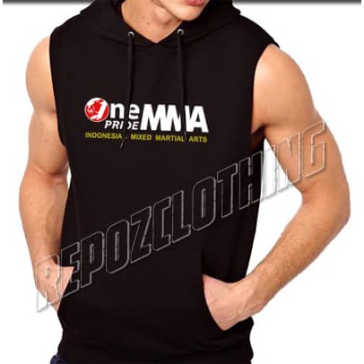 Jaket rompi hitam  mma terbaru terlaris