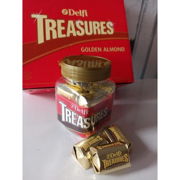 TREASURES COKELAT ALMOND / TREASURES COKLAT COOKIES N CREAM FREE BUBBLEWRAP