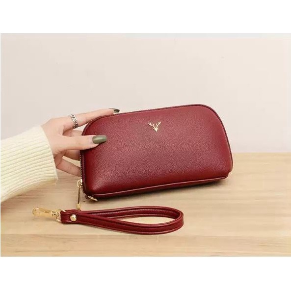 ZIE.STORE11 BAYAR DITEMPAT Tas Wanita Clutch Dompet Simple Fashionable dompet lucu